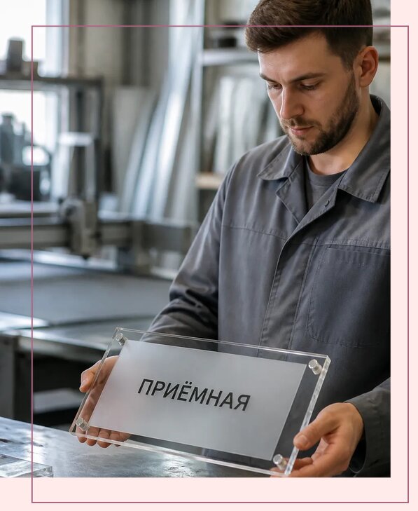 Таблички из оргстекла на заказ в Павлове от 3953 р. | Аванза-Пвв