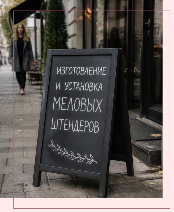 Меловые штендеры в Павлове по цене от 6589 р. | Аванза-Пвв